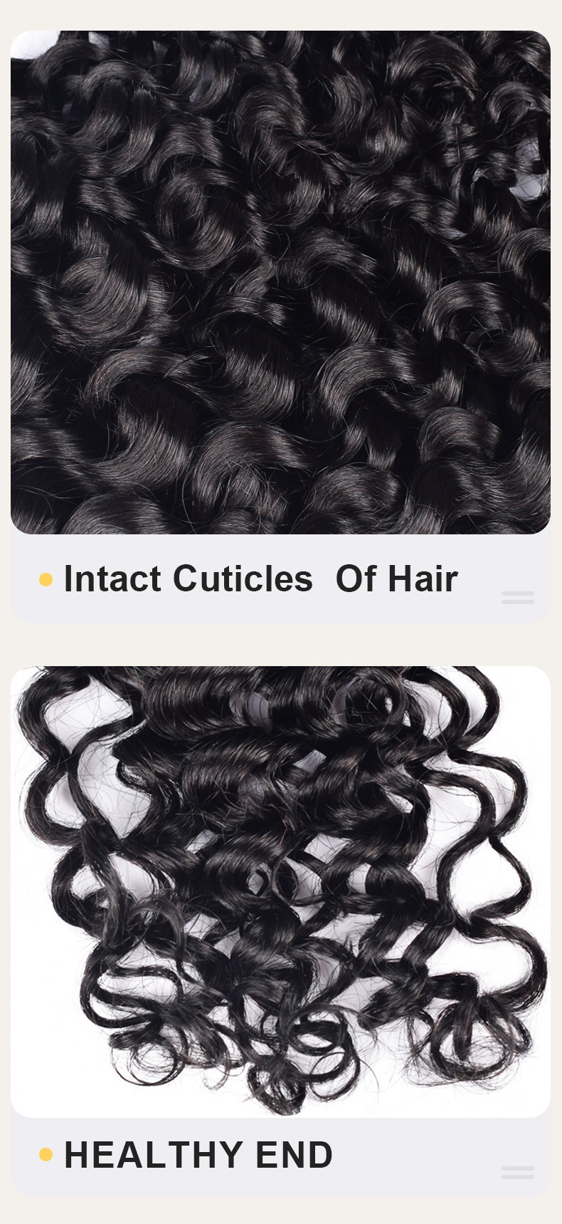 Real black human hair bulk, designed for deep curl patterns